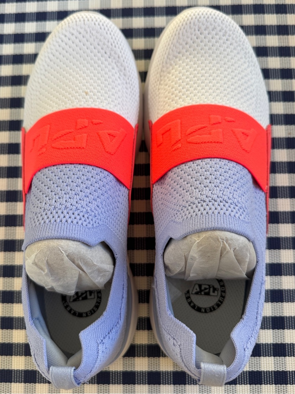 APL Kids Slip-On Sneakers in White, Lavender & Coral